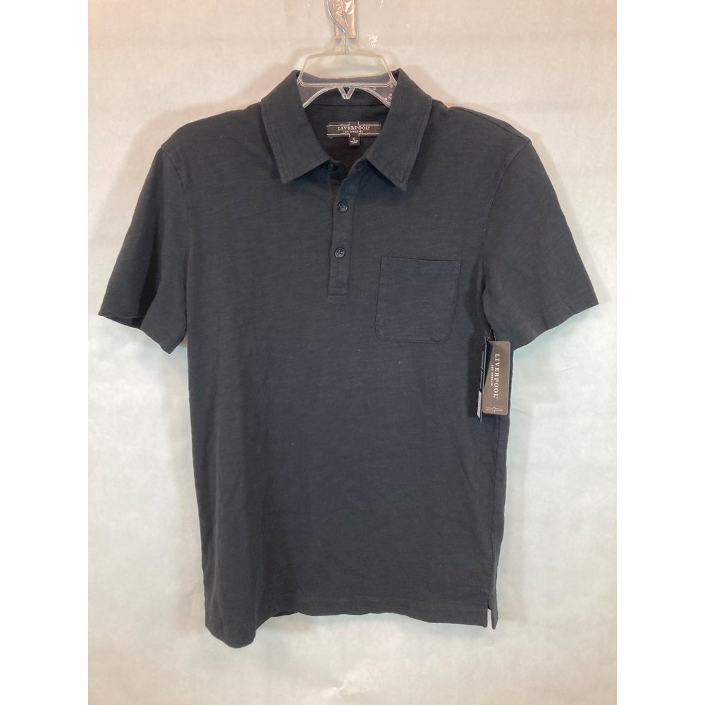 NWT - Men's Short Sleeve Collard  Three Button Placket Comfortable Casual Wear P